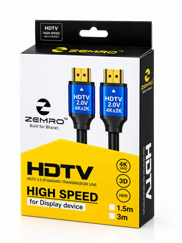ZEMRO HDMI 2.0 Cable 4K Support