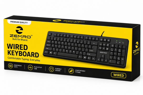 ZEMRO Wired Keyboard